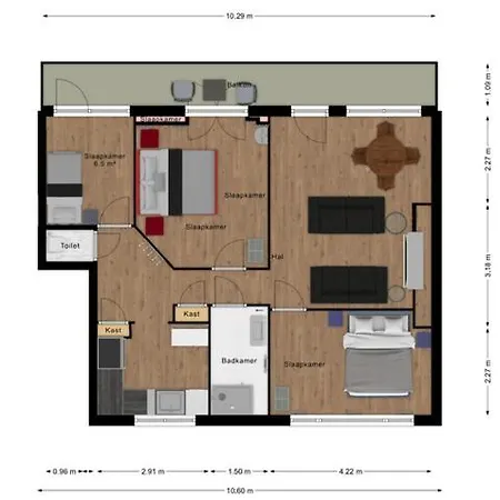 Topsleep 24-2 Apartman Arnhem